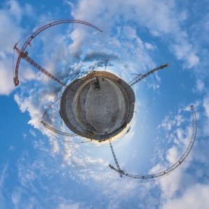 360 Architechture Madison Panorama Sphere Spherical Stereographic Projection Tiny Planet Wisconsin