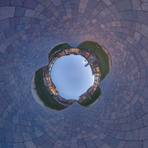 360 Architechture Madison Panorama Sphere Spherical Stereographic Projection Tiny Planet Wisconsin
