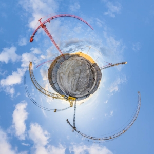 360 Architechture Madison Panorama Sphere Spherical Stereographic Projection Tiny Planet Wisconsin