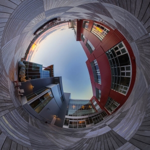 360 Architechture Madison Panorama Sphere Spherical Stereographic Projection Tiny Planet Wisconsin