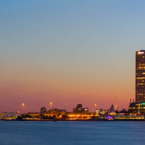 City landscape Milwaukee Panorama Water Wisconsin