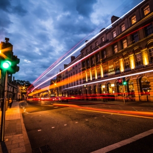 Architecture blur bus City England oxford speed traffic United Kingdom